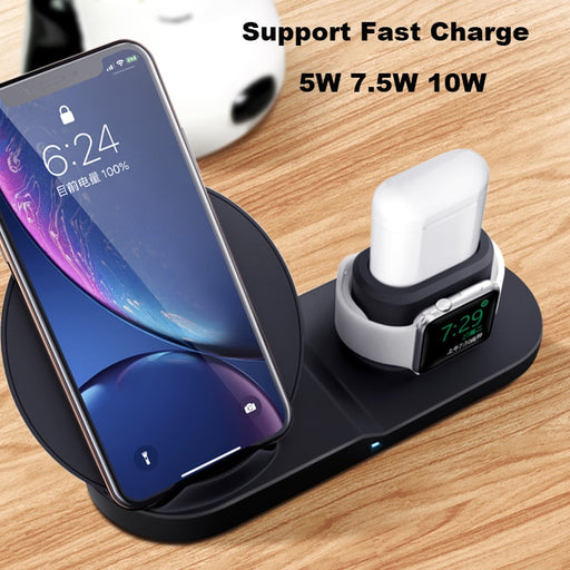 3-in-1 Fast Wireless Charging Dock - TheGadgetsGround