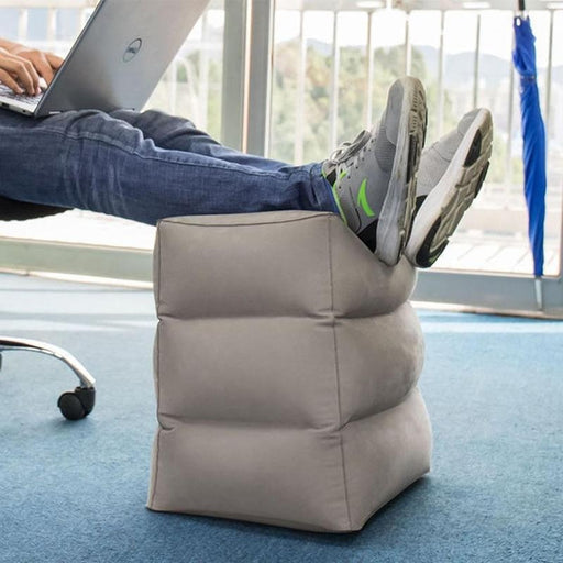 Inflatable Foot Rest Travel Pillow - TheGadgetsGround